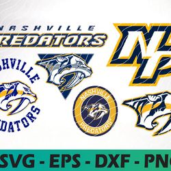 Nashville Predators Hockey Teams Svg, Nashville Predators Svg, N  H  L Svg, N  H  L Svg, Png