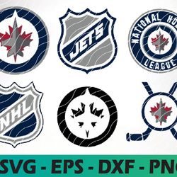 Winnipeg Jets Hockey Teams Svg, Winnipeg Jets svg, N  H  L Svg, N  H  L Svg, Png, Dxf, Bundle