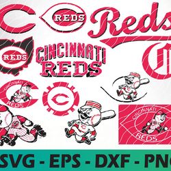 cincinnati reds logo, bundle logo, svg, png, eps, dxf