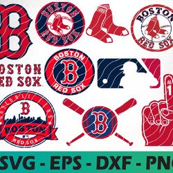Boston Red Sox logo, bundle logo, svg, png, eps, dxf