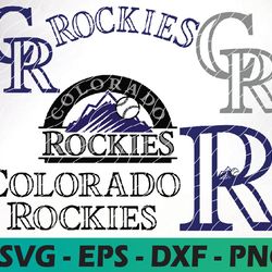 Colorado Rockies  logo, bundle logo, svg, png, eps, dxf
