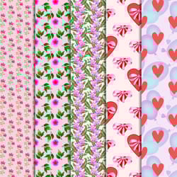 digital seamless colorful scrapbooking paper