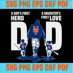 New York Giants DAD a Sons First Hero Daughters First Love svg, Fathers Day Gift, Footbal ball Fan svg, Dad Nfl svg, Fat