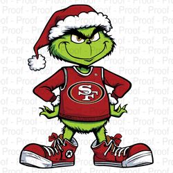 san francisco png, football png, christmas football sublimation design, big green mean guy design, football season png,