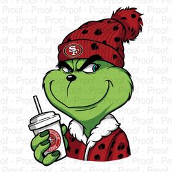 san francisco png, football png, christmas football sublimation design, big green mean guy design, football season png,