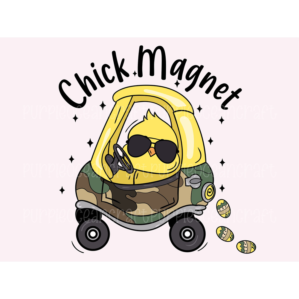 Chick Magnet Easter Bunny Stanley Tumbler Belt Bag Inspired PNG Sublimation Design Download DTF Shirt Print Sticker Tumbler Idea.jpg