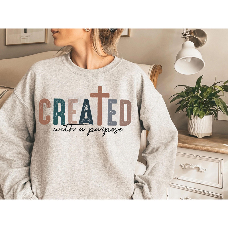Created With a Purpose SVG PNG PDF, Christian Svg, Self Love Svg, Easter Svg, Worthy Svg, You Matter Svg, Religious Svg, Faith Svg,Jesus Svg 1.jpg