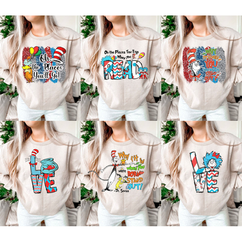 Dr.Suess Bundle Sublimation Designs, Read Across America, Cat in the hat png, School png, Teacher png, Kids Sublimation, Sublimation Designs.jpg
