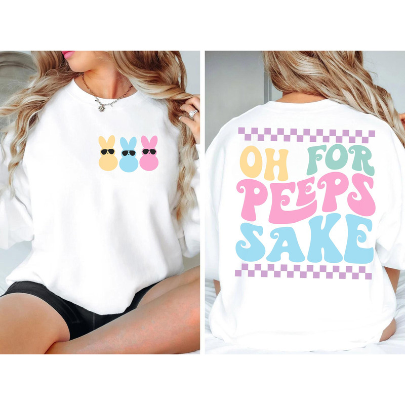 Easter Marshmallow Bunny Peep Chick Peep Oh for Peeps Sake Pastel Bundle SVG PNG JPEG for Cricut Vinyl Decal Scrapbook Shirt 1.jpg