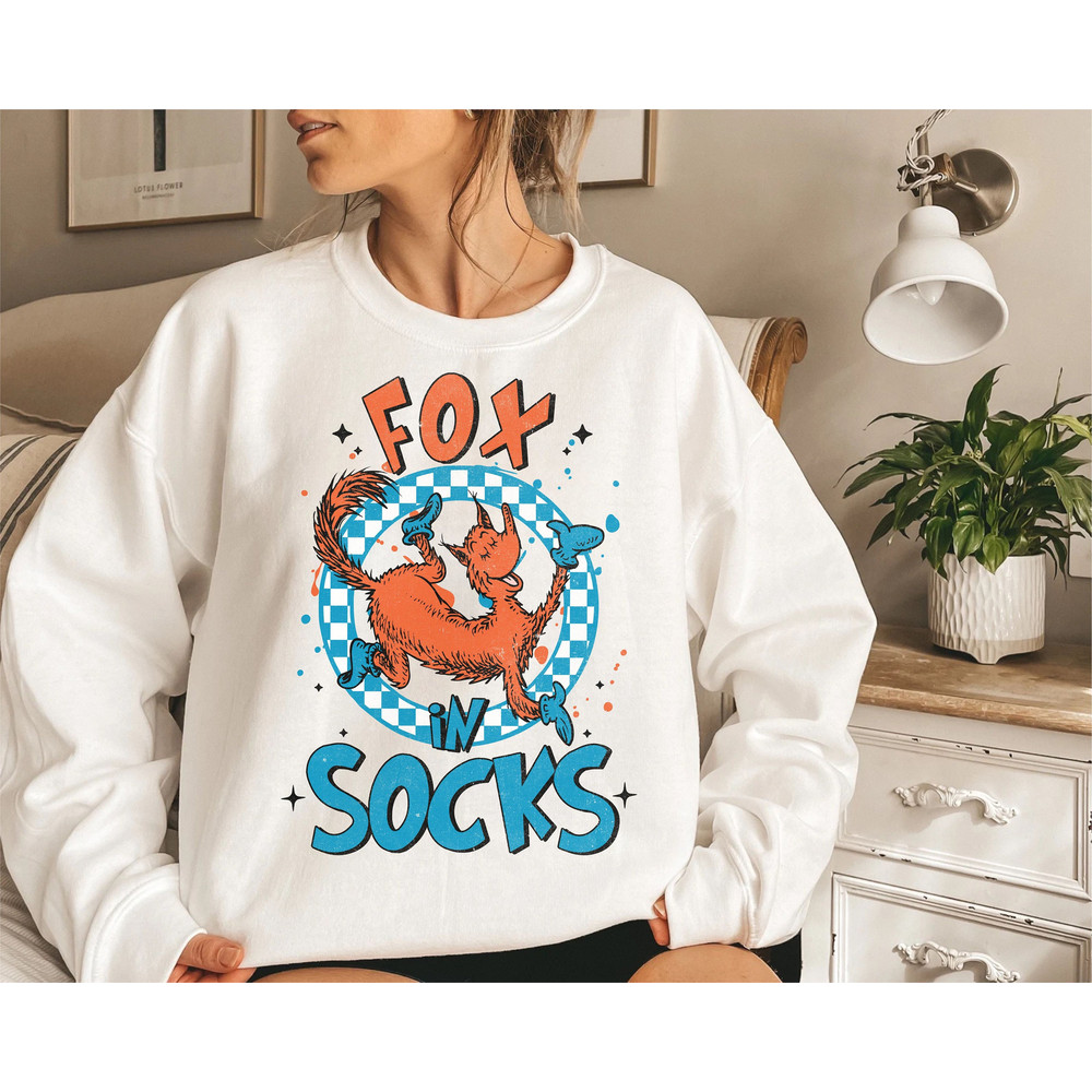 Fox in Socks PNG, Dr. Suess Day PNG, Teacher Life PNG, Read Across America Day, Png Sublimation, png file, Digital Download.jpg
