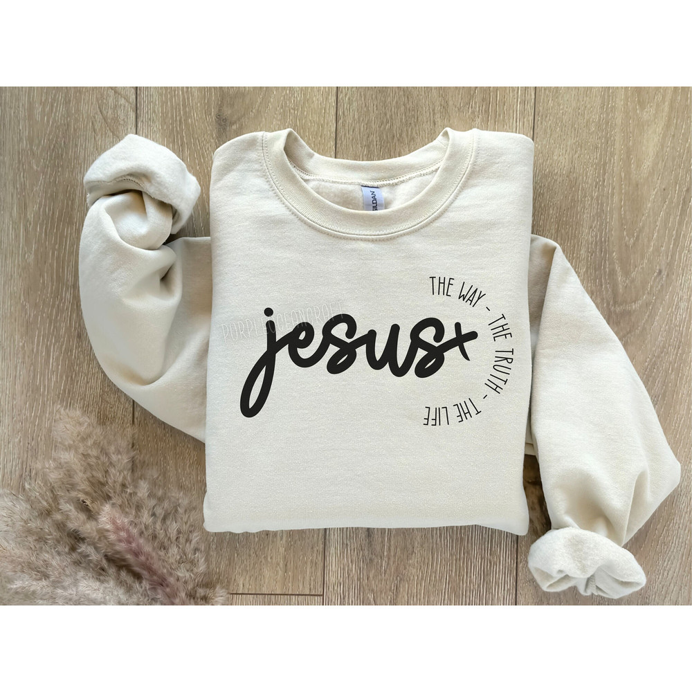 Jesus SVG PNG, Jesus The Way The Truth The Life, Christian svg, Faith svg,Worthy svg, Religious svg, Positive svg, Jesus svg, Church Shirt.jpg