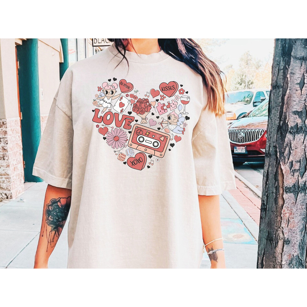 Love Valentine's Day PNG Sublimation, Cute Valentine's Day PNG, Heart Sublimation, Conversation Hearts, Ring Pop, XOXO,Love Songs,Floral png.jpg