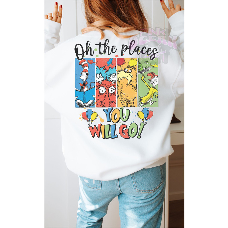 Oh The Place You'll Go PNG, Dr Suess Png, Cat In The Hat Png, Dr Suess Png, Read Across America Png, Teacher Appreciate Png 1.jpg