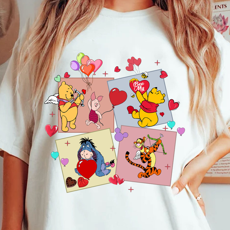 Happy Valentine's Day Png, Winnie The Pooh Valentine, Pooh And Friend, Cute Valentine Gift, Magical Valentines Day, Winnie Pooh Bee Mine 1.jpg
