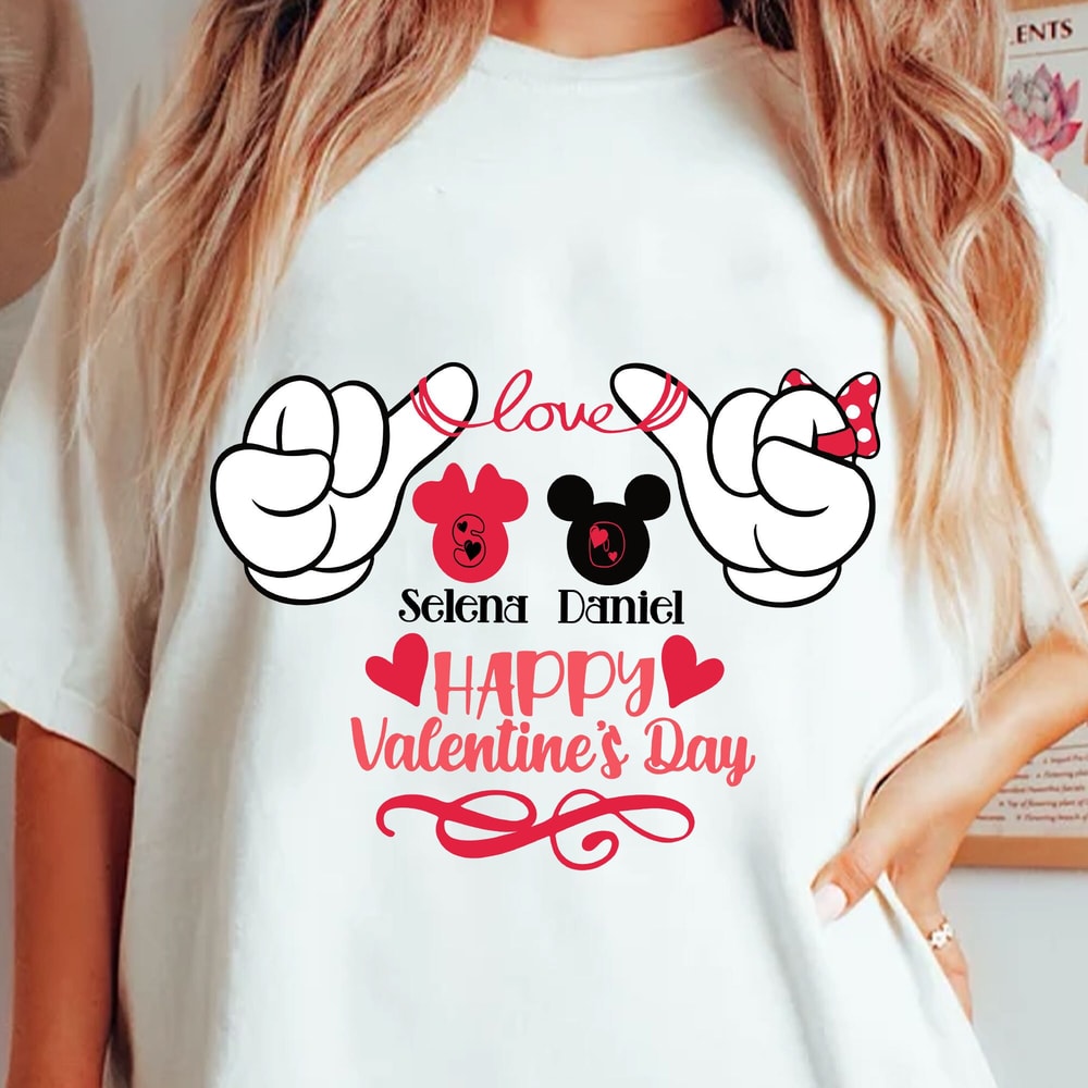 Personalized Mouse Valentine Svg, Mouse Hearts Svg, Happy Valentine Svg, Mouse Valentine's Day Svg, Valentine's Svg, Magical Kingdom Svg.jpg