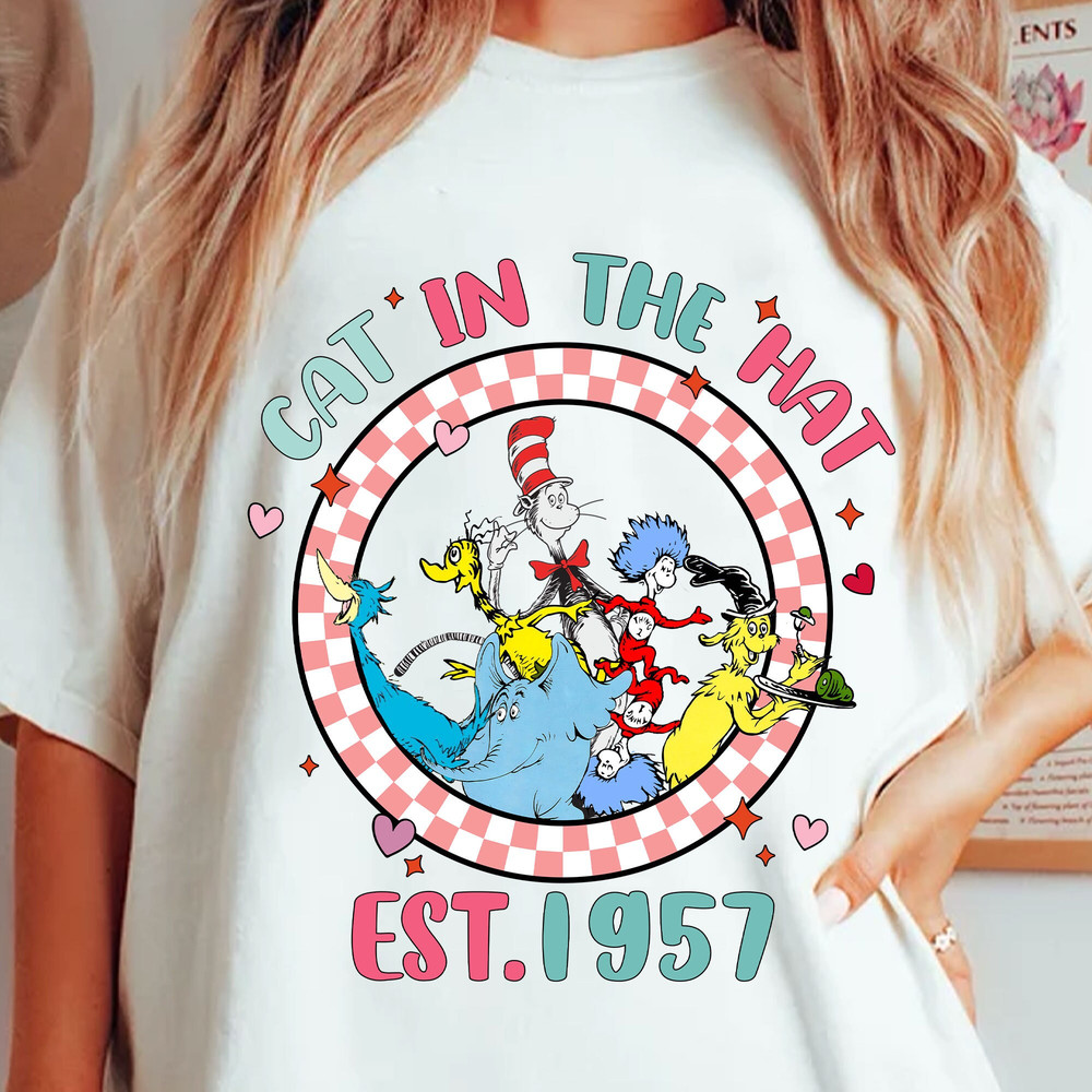 Cat In tHe Hat Est 1957 Png, Dr. Seuss Day Png, Thing 1 Thing 2 Png, Green Eggs and Ham, One Fish Two Fish, Dr.Seuss for Teacher, Elephants.jpg