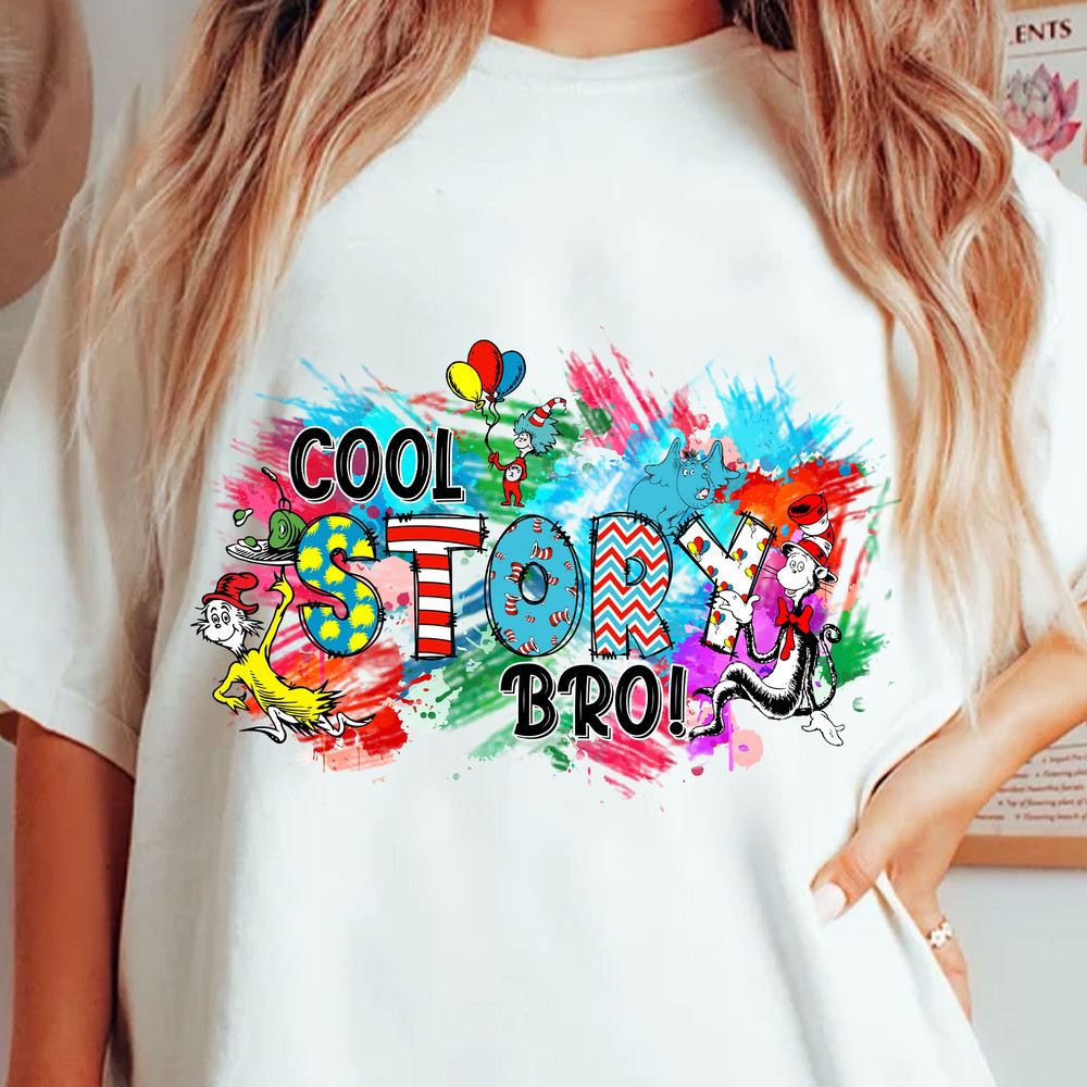 Cool Story Bro Png, Dr. Seuss Png, Cat In The Hat, Thing 1 Thing 2 Png, Dr.Seuss for Teacher, Dr Seuss Teacher, Green Eggs and Ham Png.jpg