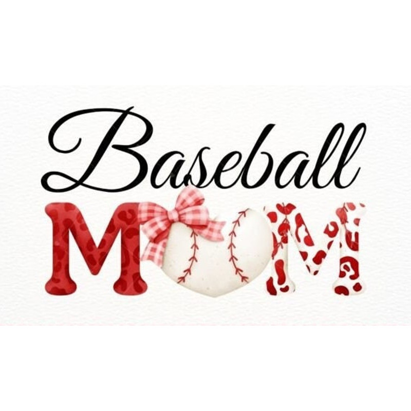 Coquette Baseball Mom, Baseball Clipart, pink bow ribbon baseball ball, Aesthetic PNG baseball mom girly girl, 300 DPI.jpg