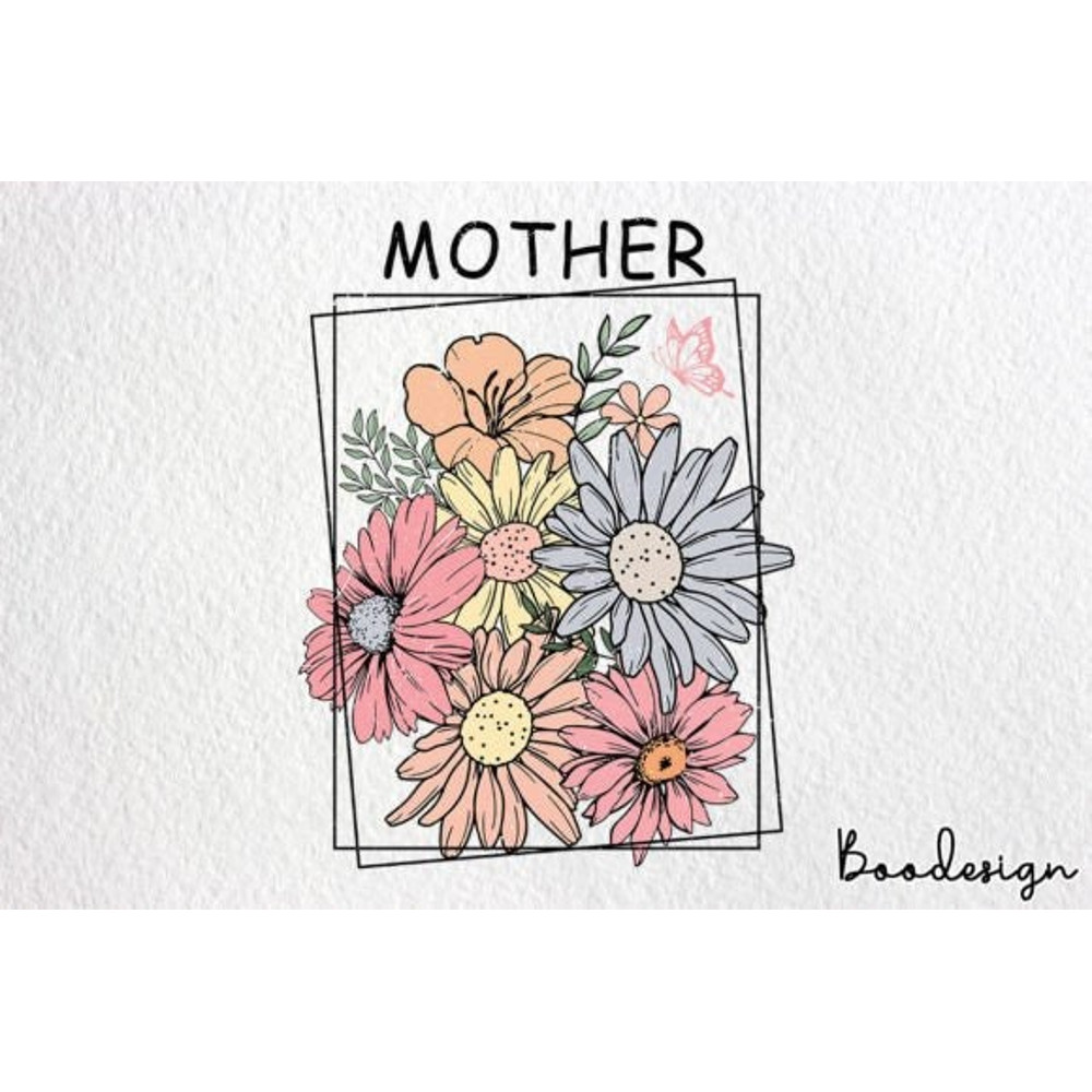Retro Floral Mothers Day Png, Mama Flower Png, Mom Sublimation Png, Mama Shirt Design, Mother's Day Png, Mom Life Png, Gift For Mom.jpg