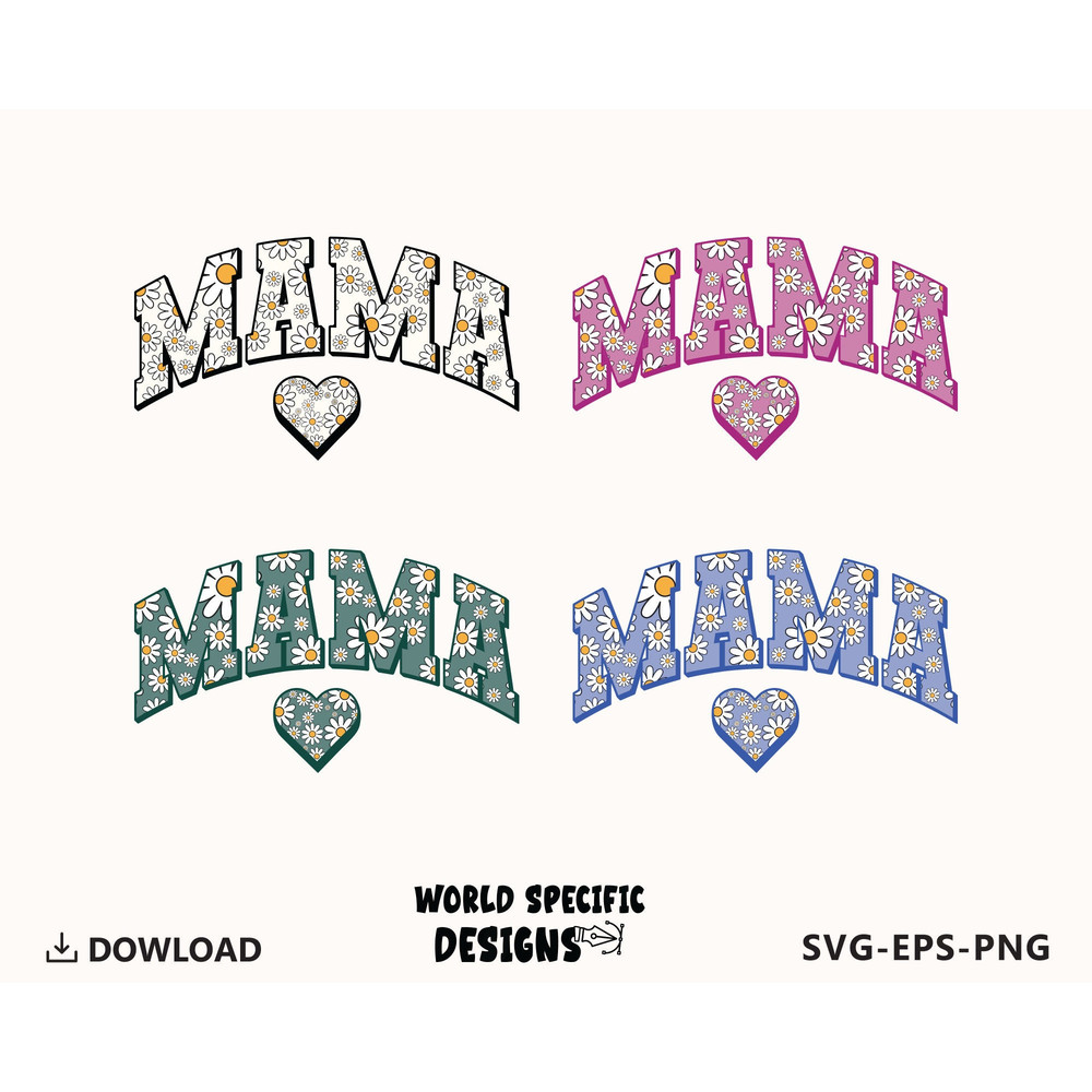 Floral Mama Bundle, Mother's day Sublimations, Mother's day gift, Mom shirt png, Mama Png, Matching mama mini, Floral print mama png Bundle.jpg