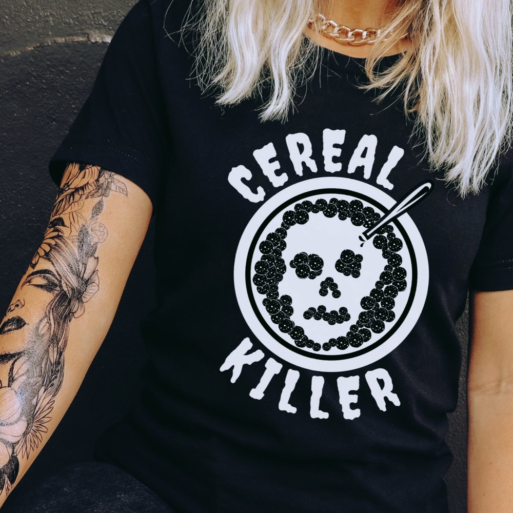 Cereal Killer PNG, True Crime Funny Halloween Tshirt Sublimation PNG, Instant Digital Download, Funny Skull dtf, Horror Serial Killer png.jpg
