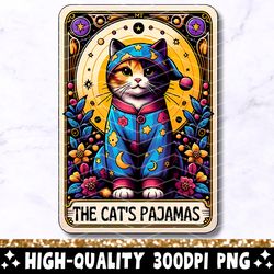 the cats pajamas tarot card png, sarcastic cat funny quote, 136