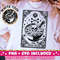 The Cereal Killer Funny Tarot Card SVG PNG, Sarcastic Skeleton Sublimation Design, Witchy Vibes T-Shirt Design SVG png File Digital Download.jpg