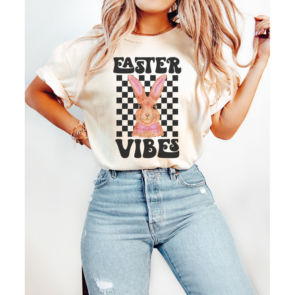 Easter Vibes png, Easter Bunny png, Easter sublimation designs, Coquette Bunny png, Easter Coquette Designs, Christian png, Jesus png, retro.jpg