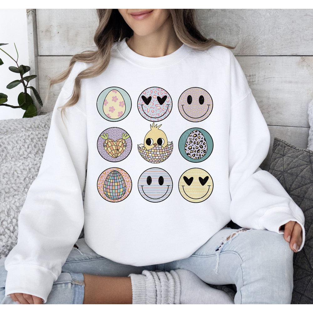 Funny Easter Day Png, Happy Face Sublimation Digital Designs, Easter Sublimation Download, Retro Easter Day, Easter png sublimation download.jpg