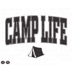retro camp life png svg, camp life shirt, summer, vintage, 16