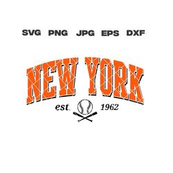 new york svg, baseball svg, new yorkmets svg, png, jpg, eps