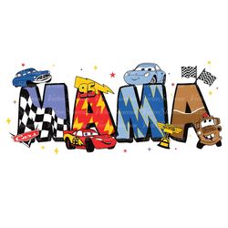 mama cartoon car movie png, family vacation png, retro mama