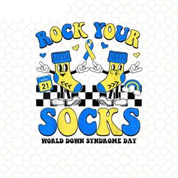 Rock Your Socks Awareness Png, World Down Syndrome Day Png,