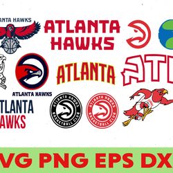 Atlanta Hawks svg, Basketball Team svg, Cleveland Cavaliers svg, N B A Teams Svg, Instant Download,