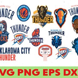 Oklahoma City Thunder svg, Basketball Team svg, Cleveland Cavaliers svg, N B A Teams Svg, Instant Download,