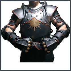 Witcher cosplay costume larp armor Nilfgaardian armor medieval armor wild hunt