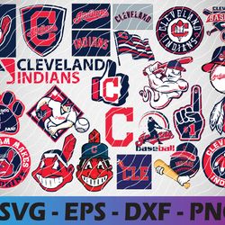 Cleveland Indians bundle logo, svg, png, eps, dxf 2