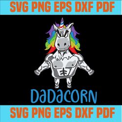 unicorn dad father's day svg, unicorn svg for cricut, funny daddy, unicorn daddy, dadacorn tshirt, funny father's day ca