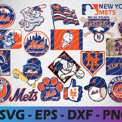 new york mets bundle logo, svg, png, eps, dxf 2