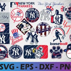 new york yankees bundle logo, svg, png, eps, dxf 2