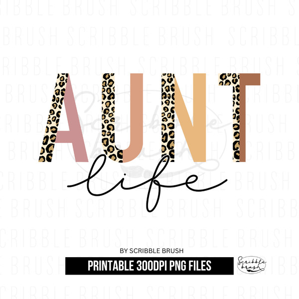 Half Leopard Boho Aunt Life Sublimation PNG.png