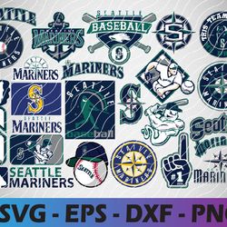 Seattle Mariners bundle logo, svg, png, eps, dxf 2