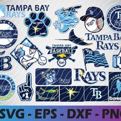 Tampa Bay Rays bundle logo, svg, png, eps, dxf 2