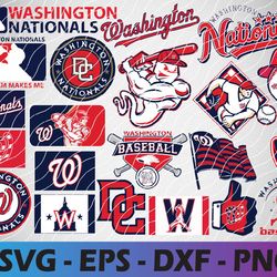 Washington Nationals bundle logo, svg, png, eps, dxf 2