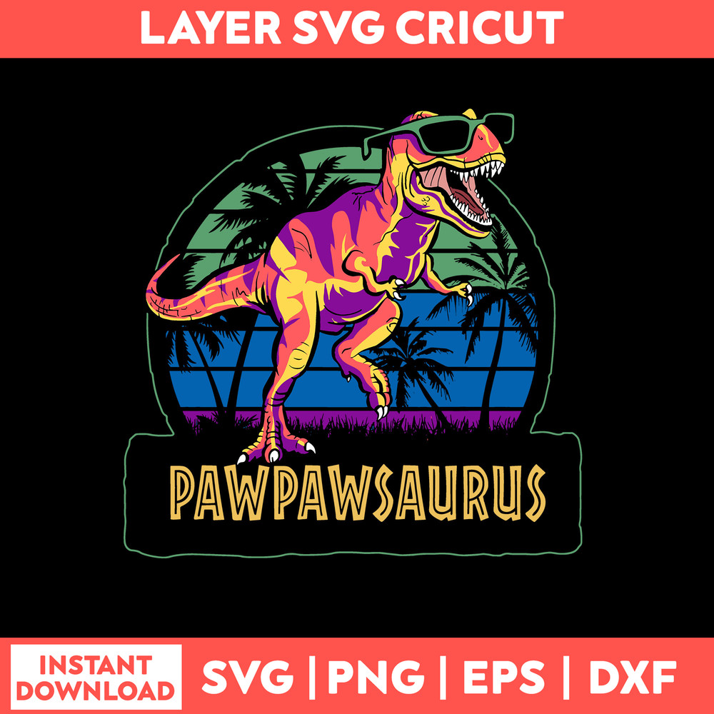Pawpawsaurus T Rex Svg, Dinosaur Svg, Png Dxf Eps File.jpg