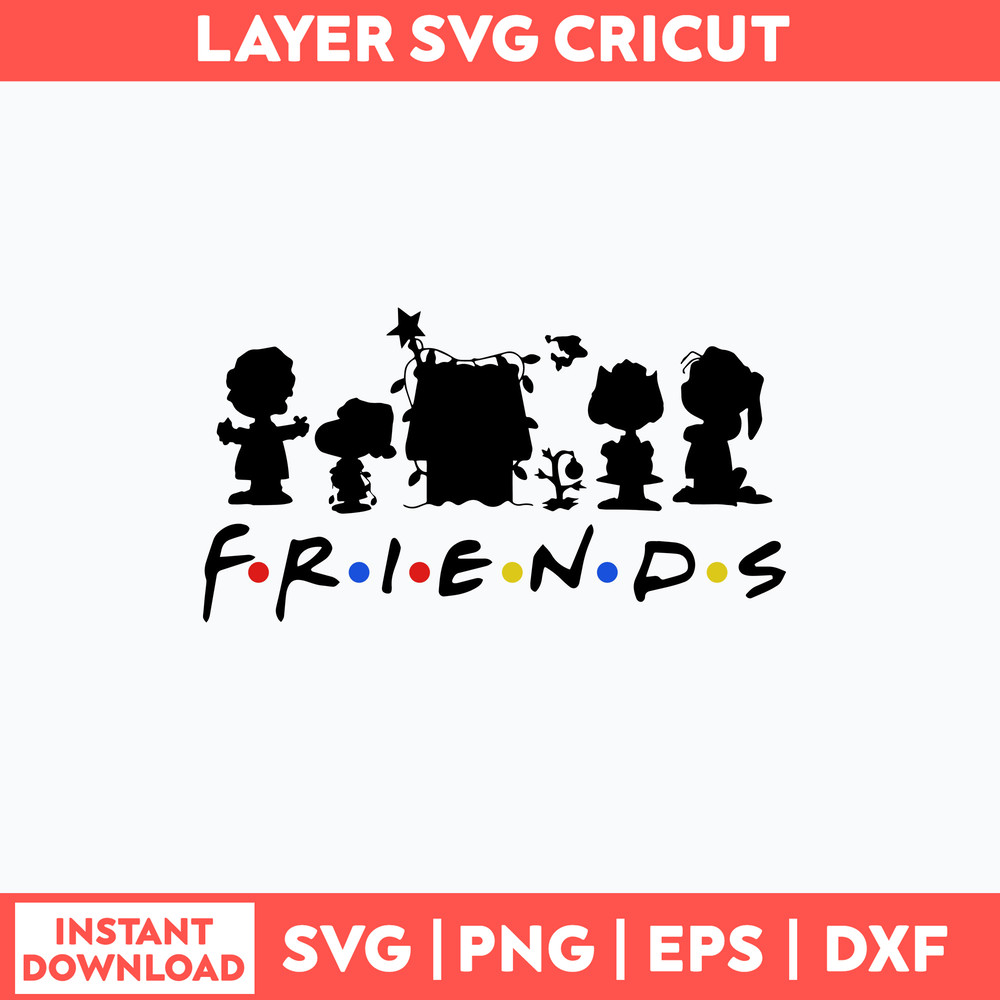Peanuts Friends SVG, Charlie Brown And Peanuts Svg, Snoopy Svg, Png Dxf Eps File.jpg