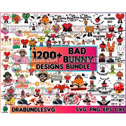 1200 Bad Bunny svg, El Conejo Malo svg, Bundle Layered SVG Bad Bunny YHLQMDLG, Cartoon Bunny svg Instant Download