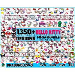 1350 Hello Kitty SVG Files, Hello Kitty SVG Bundle, Hello Kitty Svg Bundle, Hello Kitty Svg File, Kitty Svg, Cat Svg, Ca