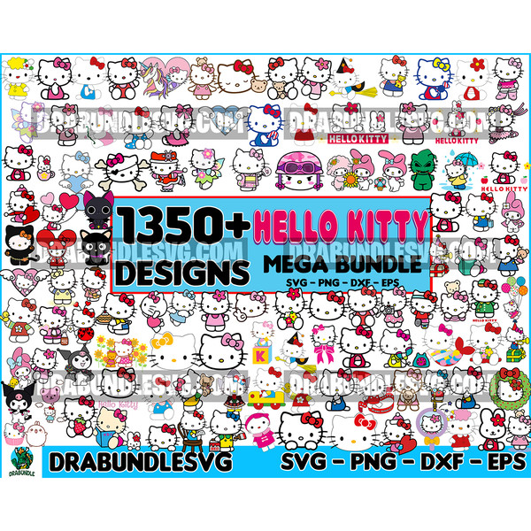 1350 Hello Kitty SVG Files, Hello Kitty SVG Bundle, Hello Kitty Svg Bundle, Hello Kitty Svg File, Kitty Svg, Cat Svg, Cartoon Cat Svg.jpg