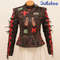 Black red genuine leather jacket exclusive handmade good.jpg